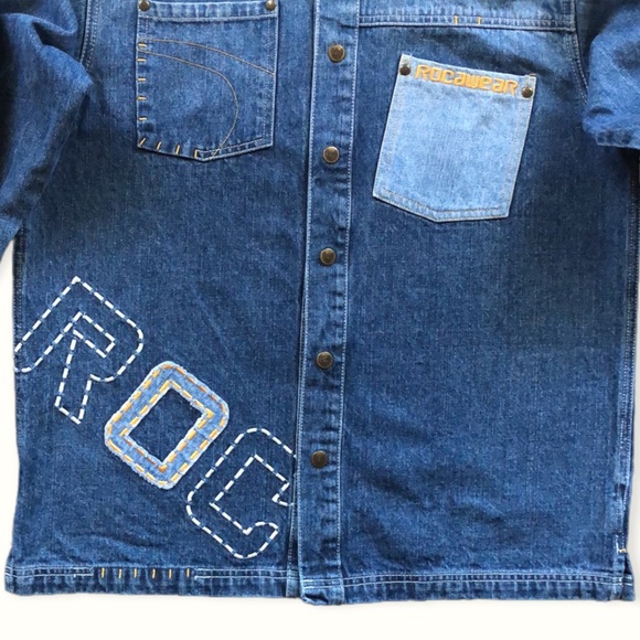 Rocawear Denim Button Down - Picture 5 of 12